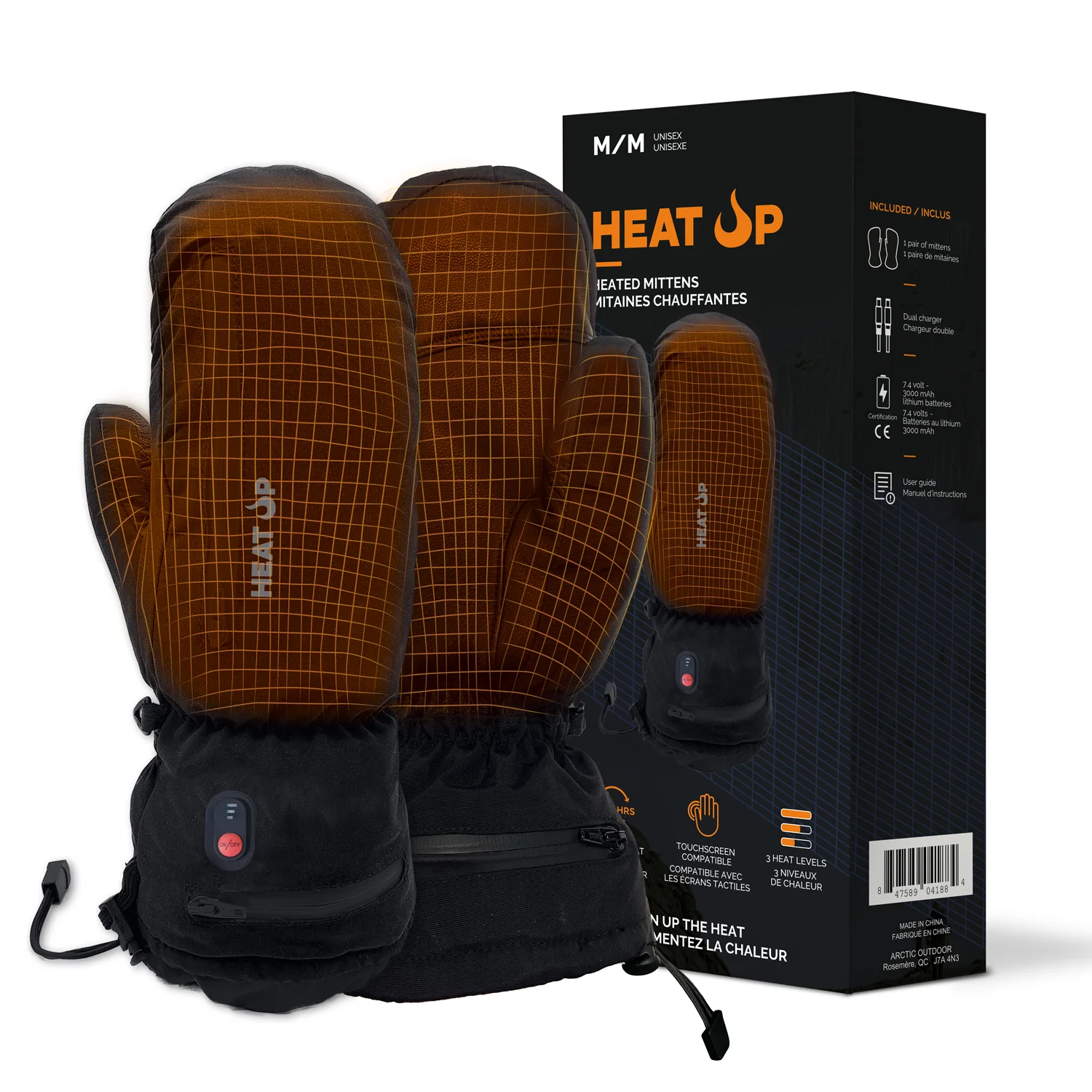 Heated Mittens - MOUNTAIN series - Unisex - Image 3