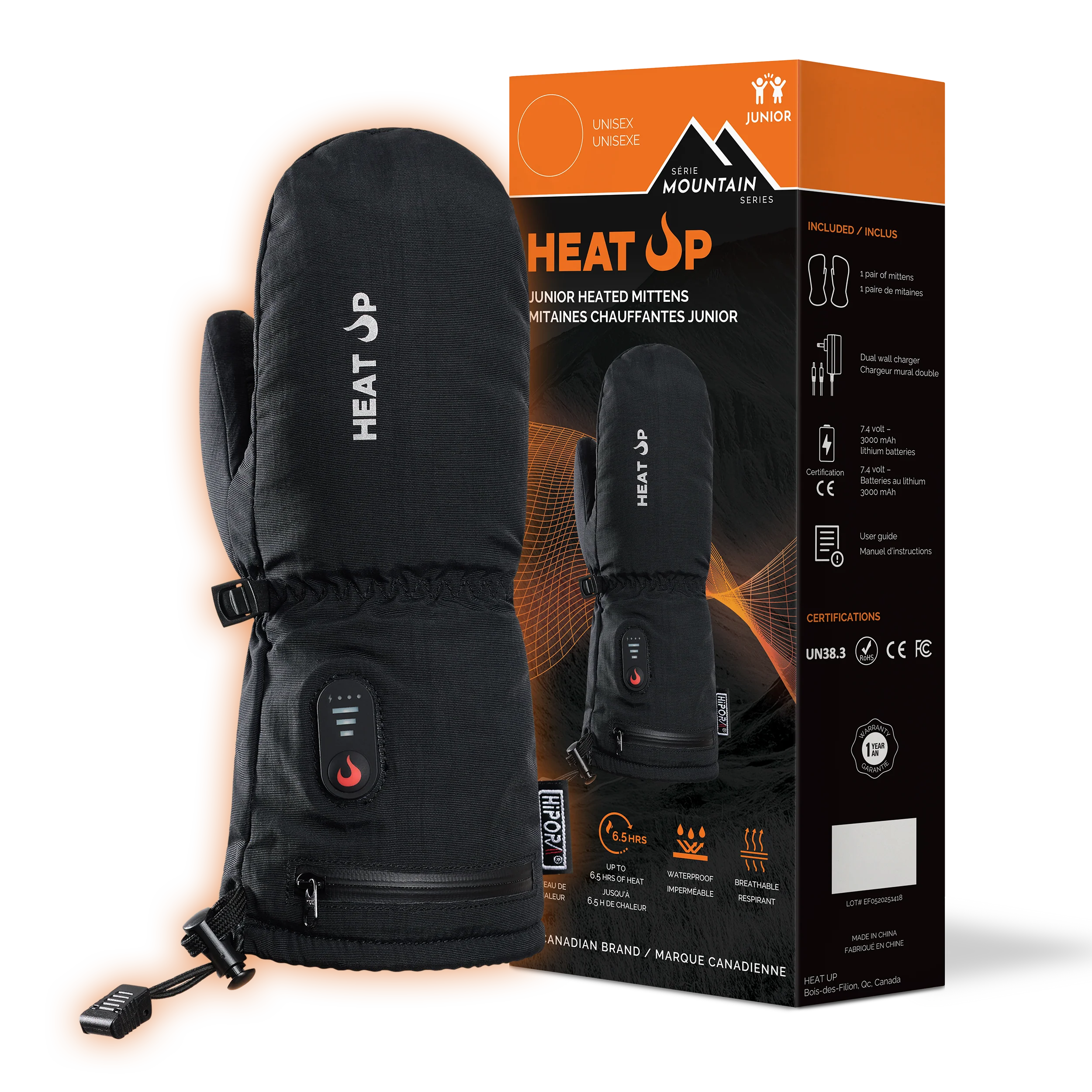 Junior Heated Mittens - MOUNTAIN series - Image 9