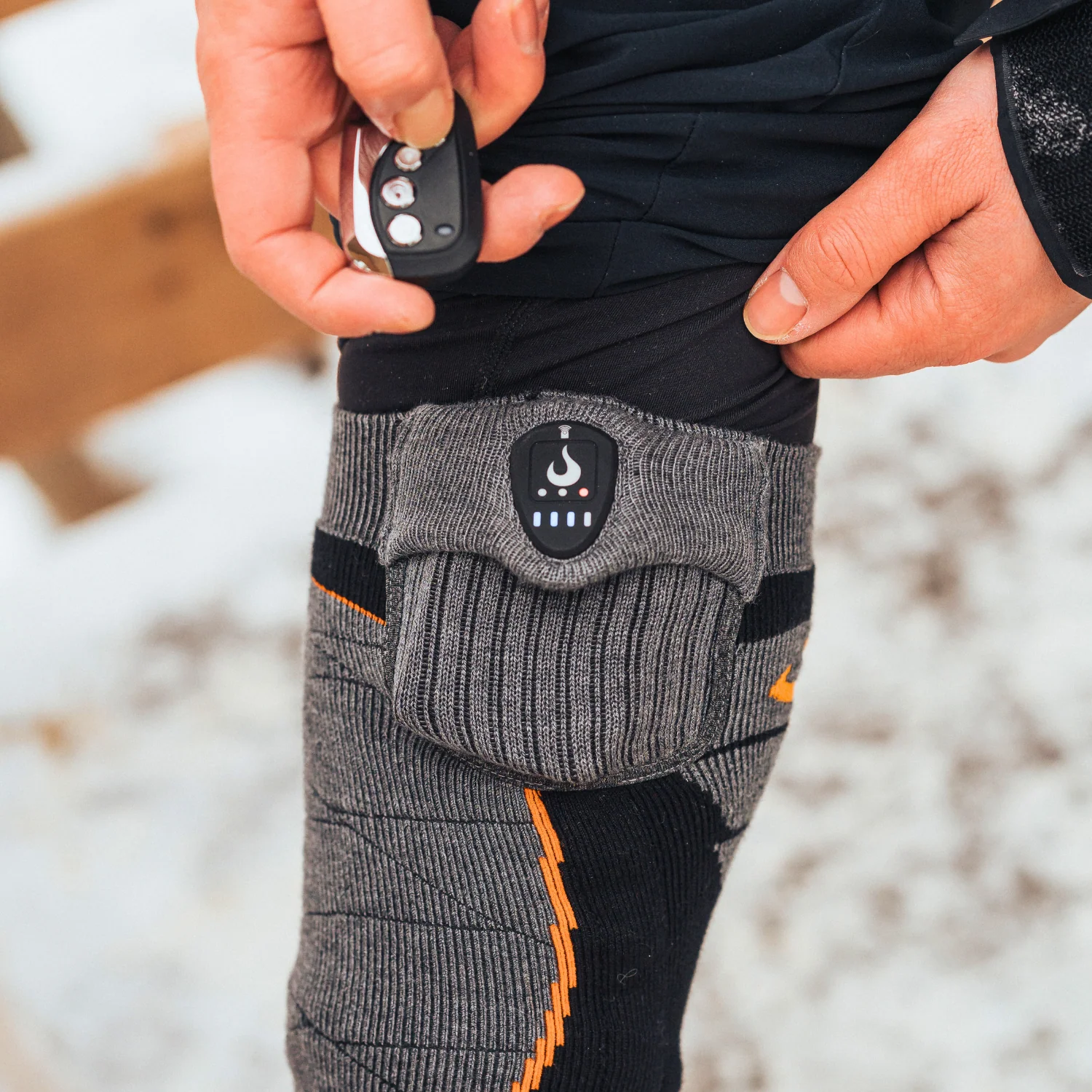 Merino Wool+ Heated Socks – Midweight - Image 4